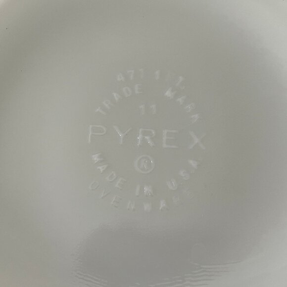 Vintage PYREX Terra Cinderella Casserole 471 W/Lid 1 Pint - Picture 7 of 10